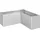 Biohort Belvedere Midi L150 152 x 152 x 61 cm silber-metallic