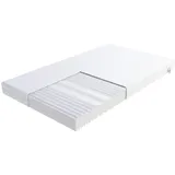 Fdm Matratze 100x200 cm COMFORT DUO Kaltschaummatratze 7 Zonen H3 H4 Höhe 12 cm mit waschbarem Premium Bezug