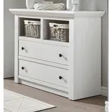 furn.design Sideboard 105 x 90 cm Weiß / Pinie