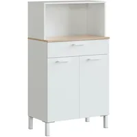 habeig Küchenzeile 126 cm weiß