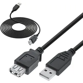InLine USB-A 2 m Schwarz