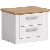 xonox.home Nachtschrank Verona 56 x 43 x 39 cm Sibiu Lärche/Eiche