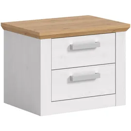xonox.home Nachtschrank Verona 56 x 43 x 39 cm Sibiu Lärche/Eiche
