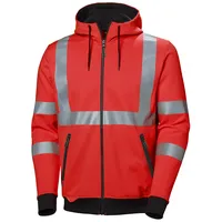 HELLY HANSEN Warnschutz Kapuzen-Sweatjacke Addvis / 4XL - rot
