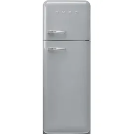 Smeg FAB30RSV5 Retro-Kühl-Gefrierkombination (222 l, 1720 mm hoch, Silber)