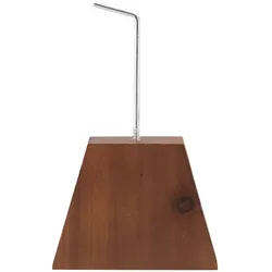 Securit® Massivholz Lackiertema Kiefernholz Windstopper verhindert das Schließen von Gehwegtafeln durch starken Wind.