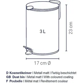 Kela Mats 3 l pastellrot