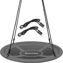 Tectake Nestschaukel Swayer Grau/Schwarz