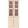 vidaXL Vitrinenschrank ALTA 77 x 35 x 186,5 cm Braun
