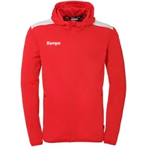 Kempa Emotion 27 Kapuzenjacke Herren Rot/Weiß XXL