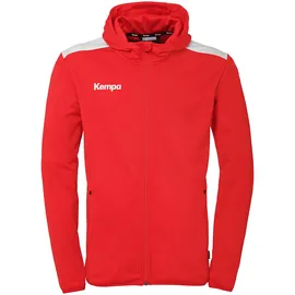 Kempa Emotion 27 Kapuzenjacke Herren Rot/Weiß XXL