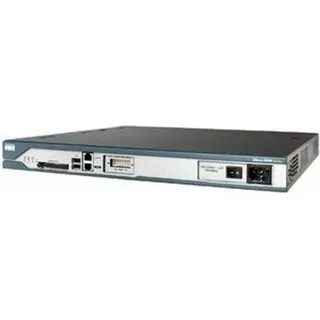 Cisco 2811, 0 - 40 °C, 1U, -40 - 70 °C, 5 - 85%, 10/100Base-T(X), IOS - Schwarz/Blau/Silber