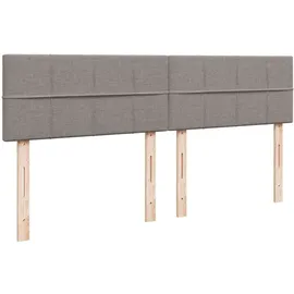 vidaXL Boxspringbett 180 x 200 cm Taupe