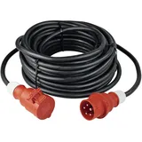 as - Schwabe AS Schwabe 60366 Strom Verlängerungskabel 16 A Schwarz 10.00 m H07RN-F 5G1,5, 400 V