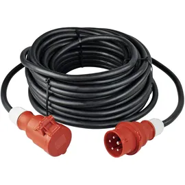 as - Schwabe AS Schwabe 60366 Strom Verlängerungskabel 16 A Schwarz 10.00 m H07RN-F 5G1,5, 400 V