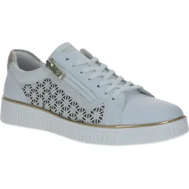 REMONTE Damenschuhe sportlicher Schnürer Weiß Freizeit, Schuhgröße:40 EU - Beige/Weiß - 40