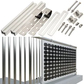 Revolt Balkongeländer-Halterung für Solarmodule bis 150 kg