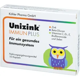 Köhler Pharma Unizink Immun Plus Kapseln 10 St.