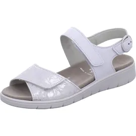 Semler Riemchensandalen Damen Weiß 37,5