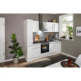 BASIC by Balculina Küchenzeile Jazz 250 cm weiß