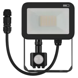 EMOS LED Strahler 20 W Aluminium 2200lm inkl. Bewegungsmelder grau