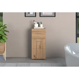 trendteam Amanda Kommode 37 x 79 x 31 cm Braun