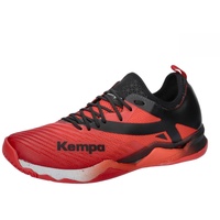 Kempa Wing Lite 2.0 Handballschuhe Sportschuhe, Turnschuhe, Rot Schwarz,
