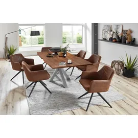 sam möbel gmbh Quincy 280 x 77 x 100 cm braun