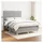 vidaXL Boxspringbett 140 x 200 cm Hellgrau