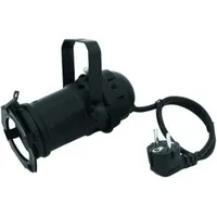 Eurolite PAR-16 Spot GU-10 Halogen-PAR-Scheinwerfer Schwarz