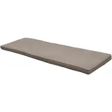 Beautissu Bankauflage 120 x 48 x 5 cm taupe 1 St.