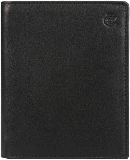 Esquire Eco Geldbörse Leder 9,5 cm schwarz