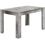 byLIVING Esszimmertisch Nepal/Beton-Optik grau/kompakter Küchentisch 120 cm breit/Esstisch Melaminharz beschichtet / 18 mm Dicke Tischplatte / 120 x 80, H 75 cm