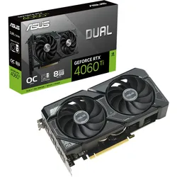 ASUS Dual GeForce RTX 4060 Ti OC SSD Grafikkarte - 8GB GDDR6, 1x HDMI, 3x DP