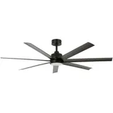 LUCCI AIR Atlanta 142 cm Deckenventilator Schwarz