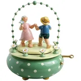 Wendt & Kühn Wendt und Kühn Spieldose "Zwei Tänzer im Bogen" Melodie Blumenwalzer