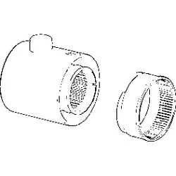 Hansa Temperatur-Wählgriff komplett Unita 59914206 Wanne-Brause Thermostat