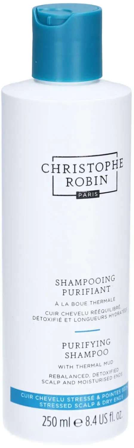 Christophe Robin Zuiverende Shampoo met Thermaal Modder 250 ml