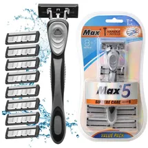 Retoo Rasierklingen 5-fach 8 St.