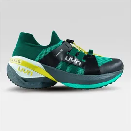 Uyn 6Sense Trailrunning-Schuhe mit grüner Sohle Herren H036 - anthracite/deep lake 41