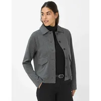 Brax Damen Sweatjacke Style BETTE L black, dunkelgrau, Gr.