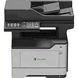 Lexmark MB2546ADWE 4-in-1 Monolaser-Multifunktionsgerät (Drucker, Kopierer, Scanner, Fax, WLAN, LAN, bis zu 44 S./Min., autom. beidseitiger Druck, 10,9 cm-Touchscreen) schwarz/grau