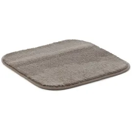 Gözze Rio Badteppich 50 x 45 cm mit Ausschnitt taupe