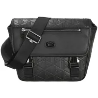 Lacoste Nomogramme Slim Messenger Bag Noir