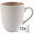 Home4You Kaffeetasse 0,3 l Beige 12 St.