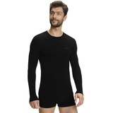 Herren Langarmshirt Wool-Tech Light Black M