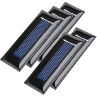 5stk Solarpanel Solarzelle 80mA Polykristallin Solarmodul für Ladegerät 55x21mm