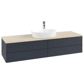 Villeroy & Boch Antao Waschbeckenunterschrank K25_5 1600x360x500mm K25153HG mit Struktur FK/AP: HG/3