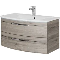 Saphir »Serie 7045 Mineralmarmor-Waschtisch und Unterschrank, 91 cm breit«,