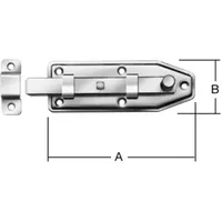 Vormann Fensterriegel mit Schlaufe, gerade B30xL80xS1mm Edelstahl rostfrei